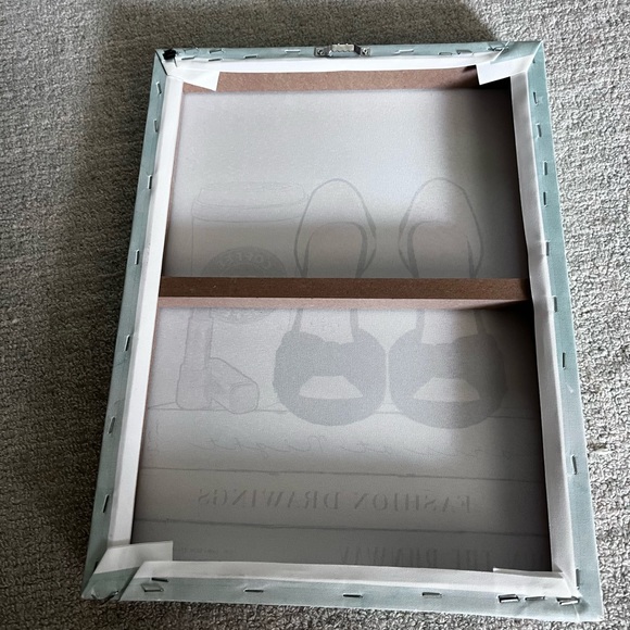 Bebe shoe luxury canvas decor hanging - Picture 4 of 16